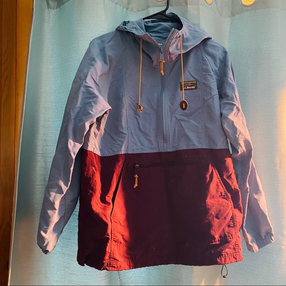 ll bean anorak pullover